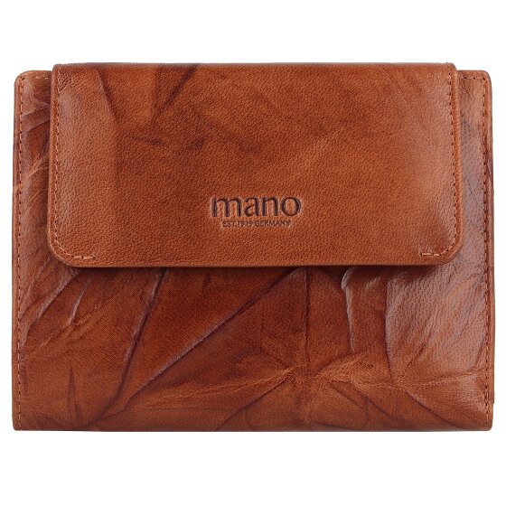 mano Donna Aurona Portemonnee RFID Leer 14 cm