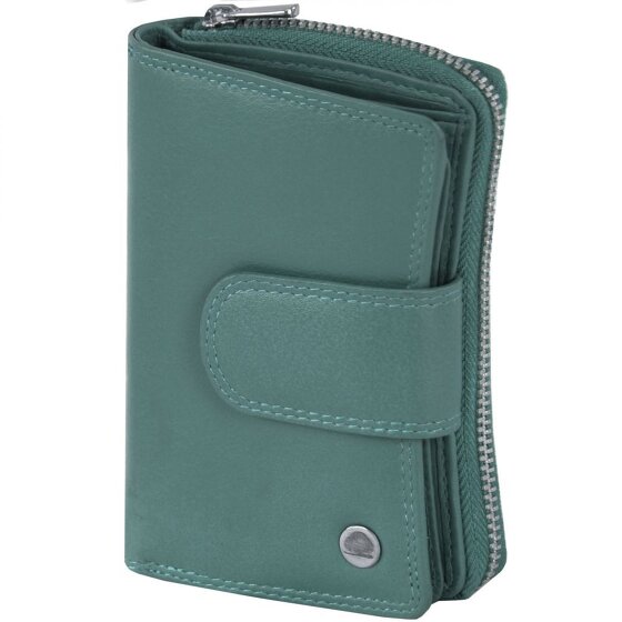 Greenburry Sponsachtig portefeuille leer 8,5 cm
