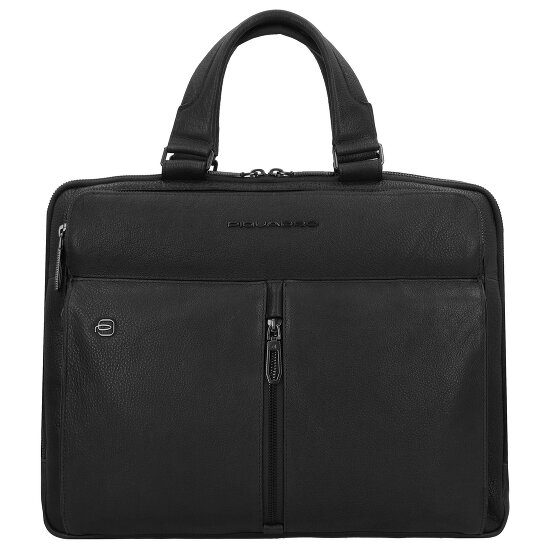 Piquadro Wollem Koffer RFID-bescherming Leer 37 cm Laptop compartiment