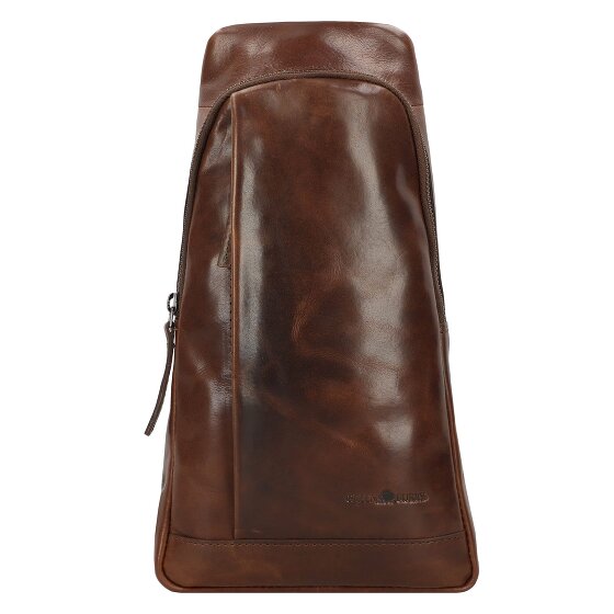 Greenburry Newport schoudertas leer 33 cm