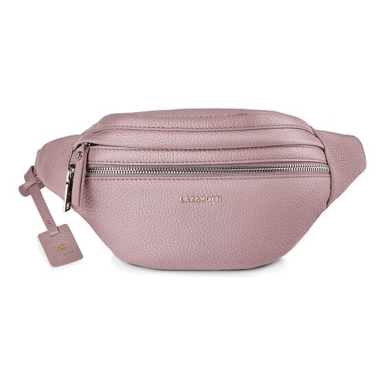 Lazarotti Bologna leer Fanny pack met dubbele rits, crossbody, leer, 25 cm