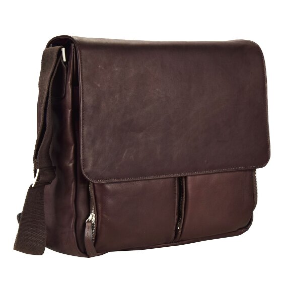 Dermata Messenger Leer 40 cm Laptop Compartiment