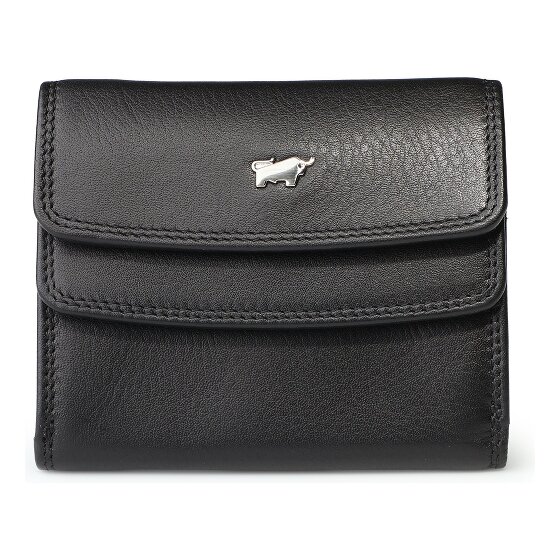 Braun Büffel Golf 3.0 Portemonnee RFID-bescherming Leer 10 cm