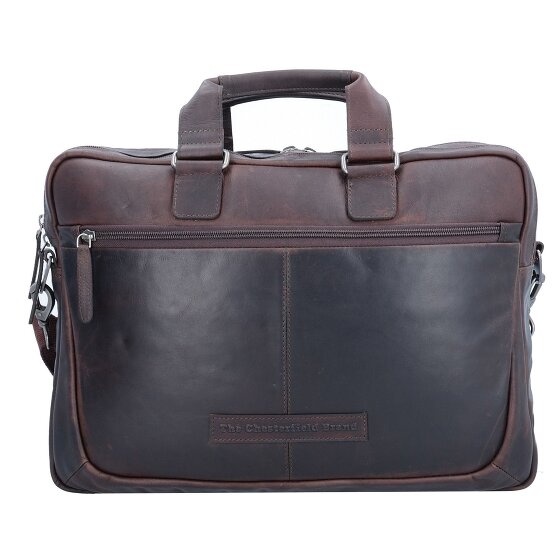The Chesterfield Brand Wax Pull Up Koffer Leer 40 cm Laptop compartiment