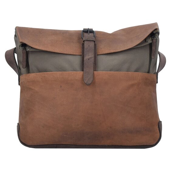 Harold's Twister Messenger Leer 36 cm Laptopcompartiment