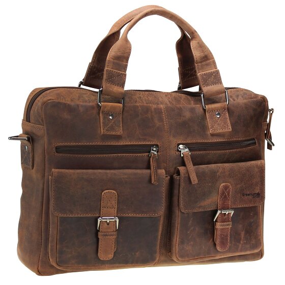 Greenland Nature Montana aktetas Leer 43 cm Laptopvak