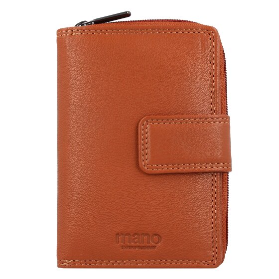 mano Donna Giulia Leren Portemonnee 9 cm