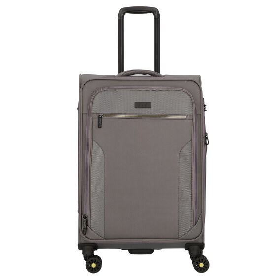 d&n Travel Line 9704 4 wielen Trolley M 68 cm met uitbreidingsplooi