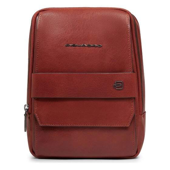 Piquadro Solm Schoudertas Leer 25 cm