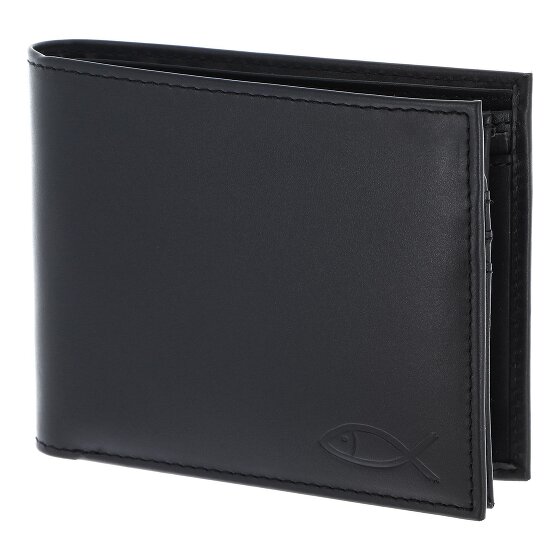 oxmox Leather Portemonnee RFID-bescherming Leder 12 cm