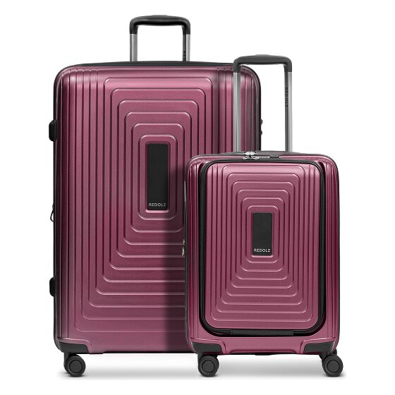 Redolz Essentials 14 4-wiel kofferset 2 stuks laptopvak met rekbare vouw