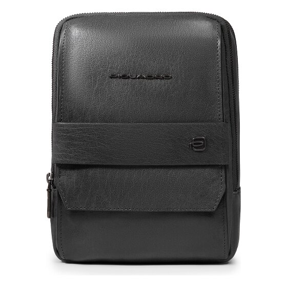 Piquadro Solm Schoudertas Leer 25 cm