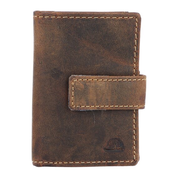 Greenburry Vintage visitekaart etui RFID leer 7 cm