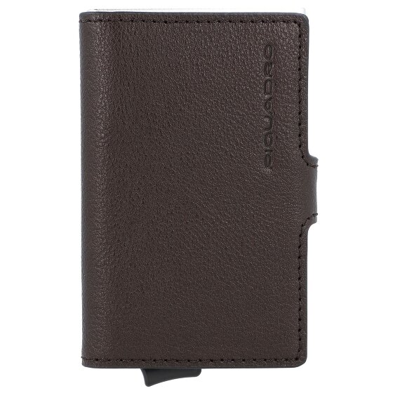 Piquadro Blue Square Kredietkaart etui Leer 10 cm