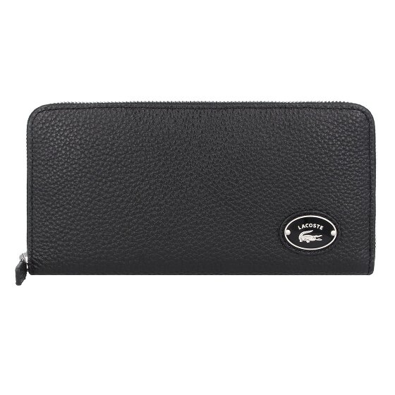Lacoste Oorsprong Krokodillen Portemonnee Leer 20 cm