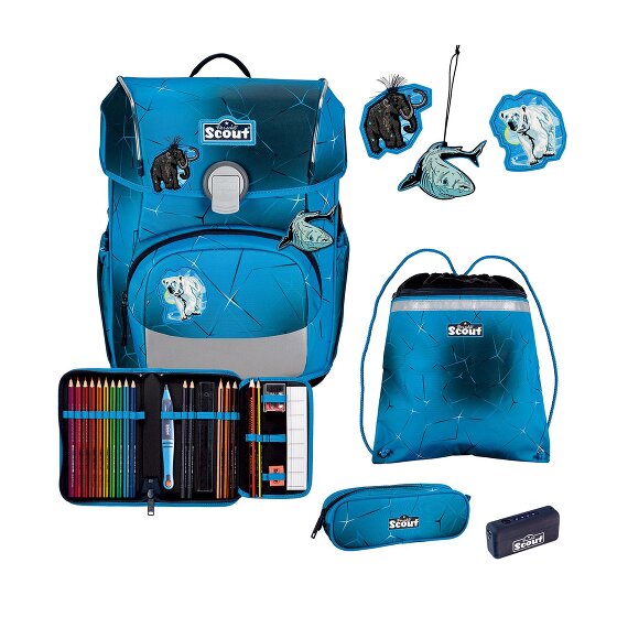 Scout Neo Exklusiv Safety Light Schooltas set 5-delig