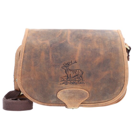 Greenburry Vintage Jachttas Schoudertas Leer 30 cm