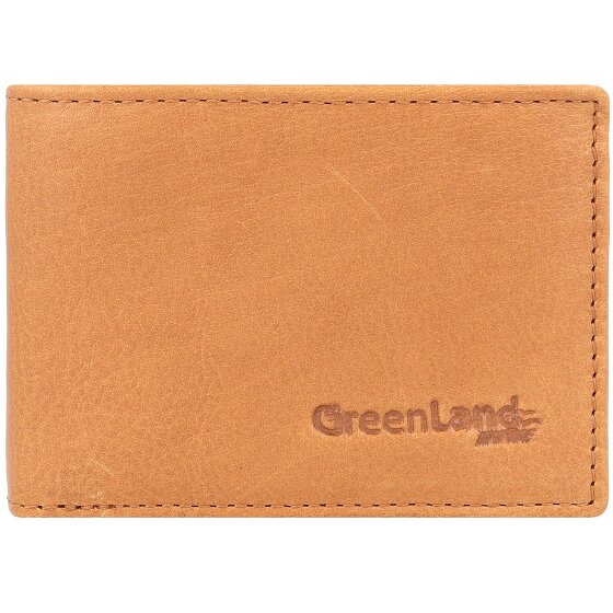 Greenland Nature GreenLand NATURE Portemonnee RFID-bescherming Leer 10 cm