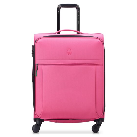 Delsey Paris x United Colors of Benetton BE 4-wiel trolley 65 cm met uitbreidingsplooi