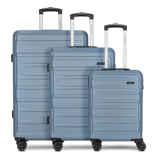 Worldpack New York 2.0 4 wielen Kofferset 3-delig