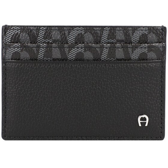AIGNER Logo Creditcardetui Leer 10 cm