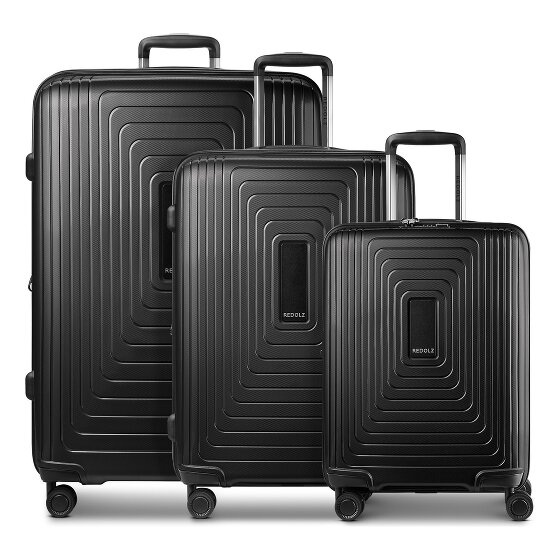 Redolz Essentials 14 4 wielen Kofferset 3-delig met uitbreidingsplooi