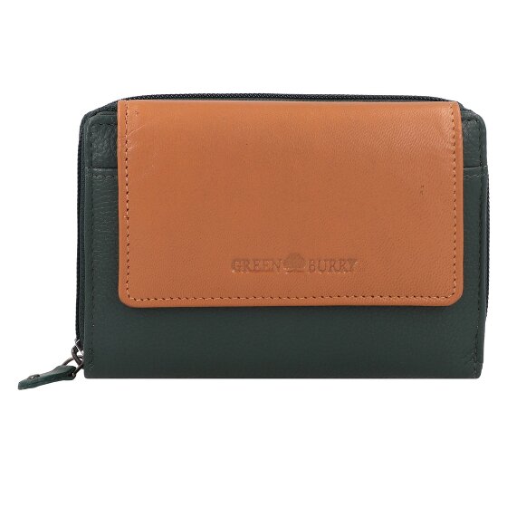 Greenburry Nappa Portemonnee RFID-bescherming Leer 14 cm