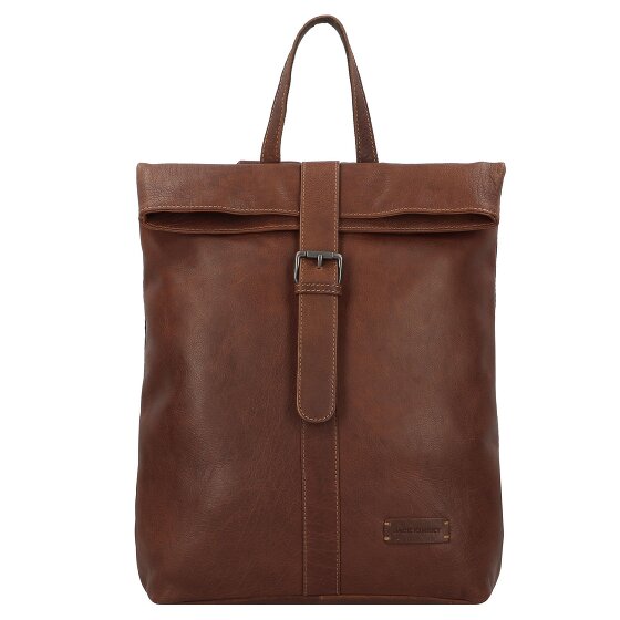 Jack Kinsky Porto Dagrugzak Leer 37 cm Laptop compartiment