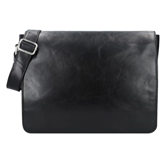 Leonhard Heyden Cambridge Messenger Leder 38 cm Laptopcompartiment