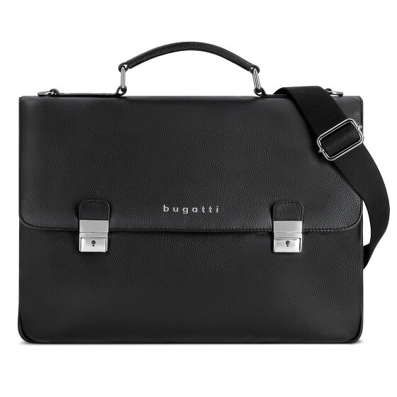 bugatti Valencia Aktetas Messenger Leer 40 cm Laptop compartiment bugatti Valencia Aktetas Messenger Leer 40 cm Laptop compartiment