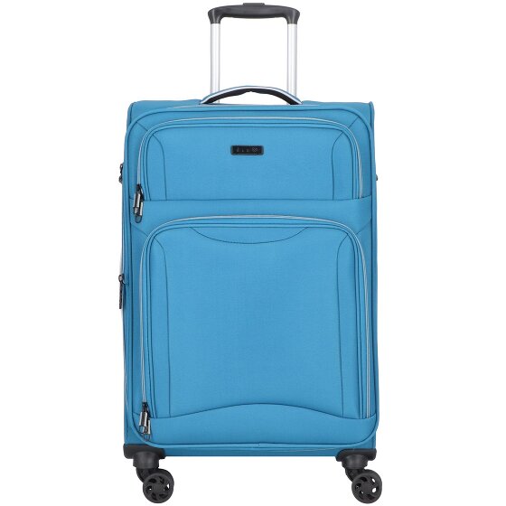 d&n Travel Line 9204 4 wielen Trolley M 66 cm met uitbreidingsplooi