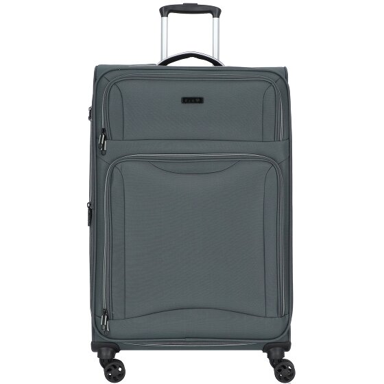 d&n Travel Line 9204 4 wielen Trolley L 76 cm met uitbreidingsplooi