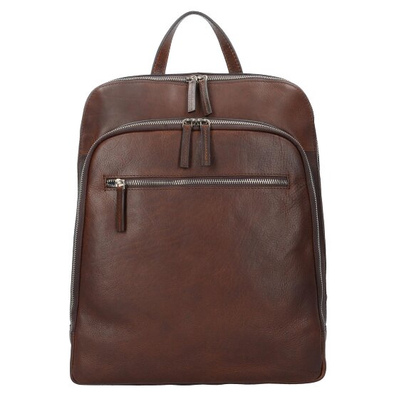 Leonhard Heyden Roma Rugzak Leer 40 cm Laptopvak