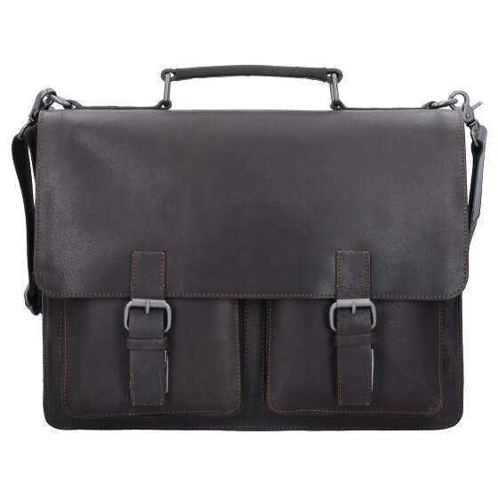 Leonhard Heyden Dakota Aktetas Leer 40 cm Laptopcompartiment