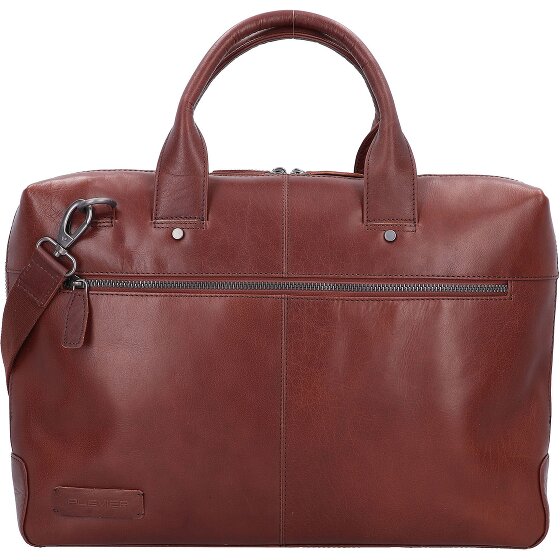 Plevier Rock Flint Koffer RFID-bescherming Leer 41 cm Laptop compartiment