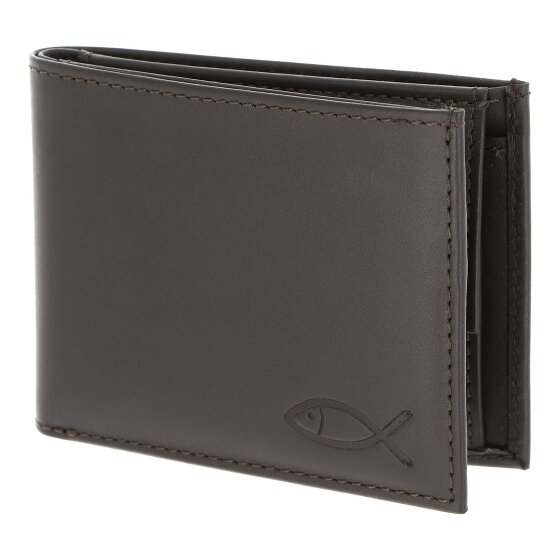 oxmox Leather Portemonnee RFID-bescherming Leder 11 cm