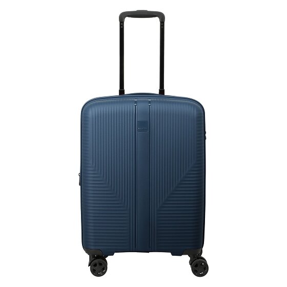 Travelite Air Stripe 4 wielen Cabinewagen S 55 cm met uitbreidingsplooi