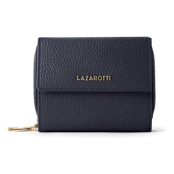 Lazarotti Bologna Leren Ritssluiting Portemonnee Leer 12 cm