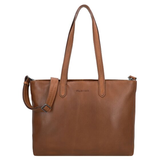 Plevier Power Shopper Tas Leer 31 cm Laptop compartiment