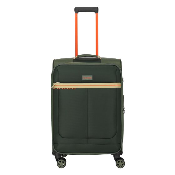 Travelite Color Craze 4 wielen Trolley M 66 cm met uitbreidingsplooi