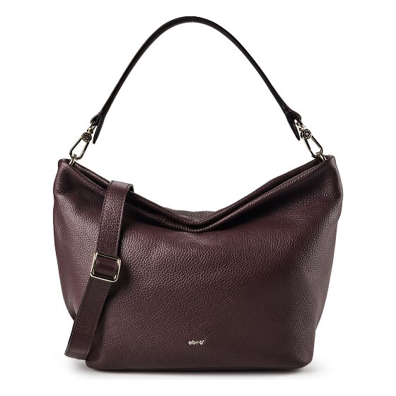abro Ebony Schoudertas Leder 39 cm