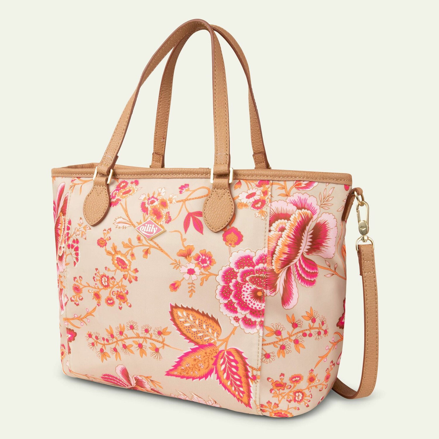 Oilily Sits Icon Haley Shopper 29 cm pink | Bagage24.nl