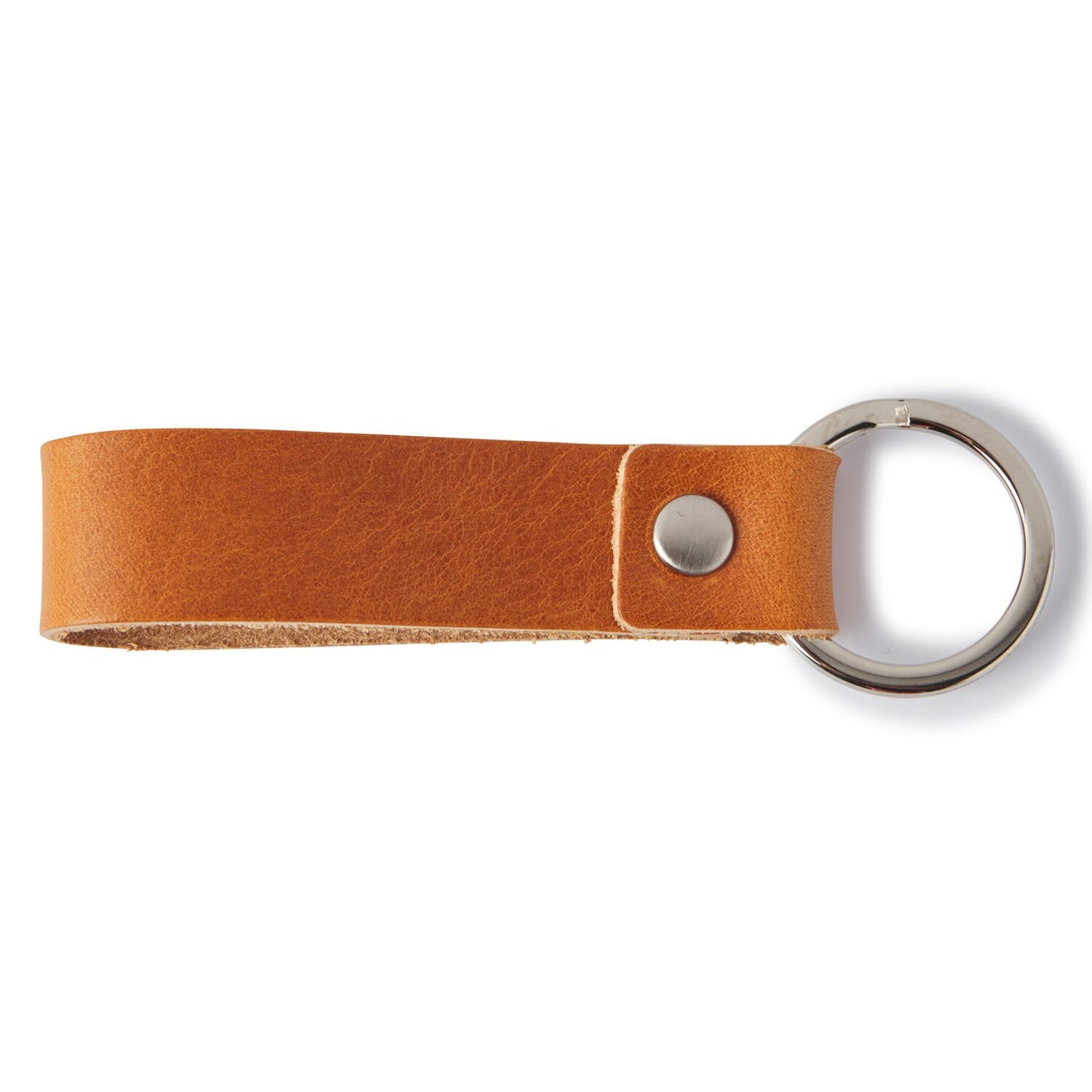 & Beerens Sleutelhanger Leer cm cognac | Bagage24.nl