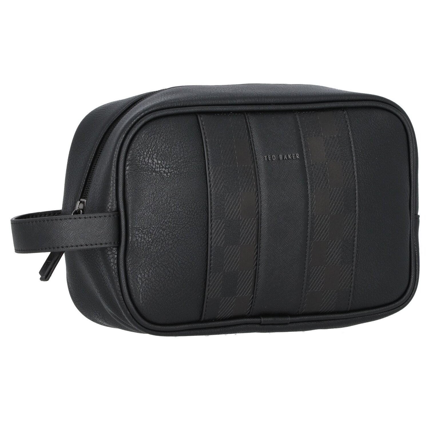 glas Maladroit Dreigend Ted Baker House Check Toilettas 26 cm black | Bagage24.nl