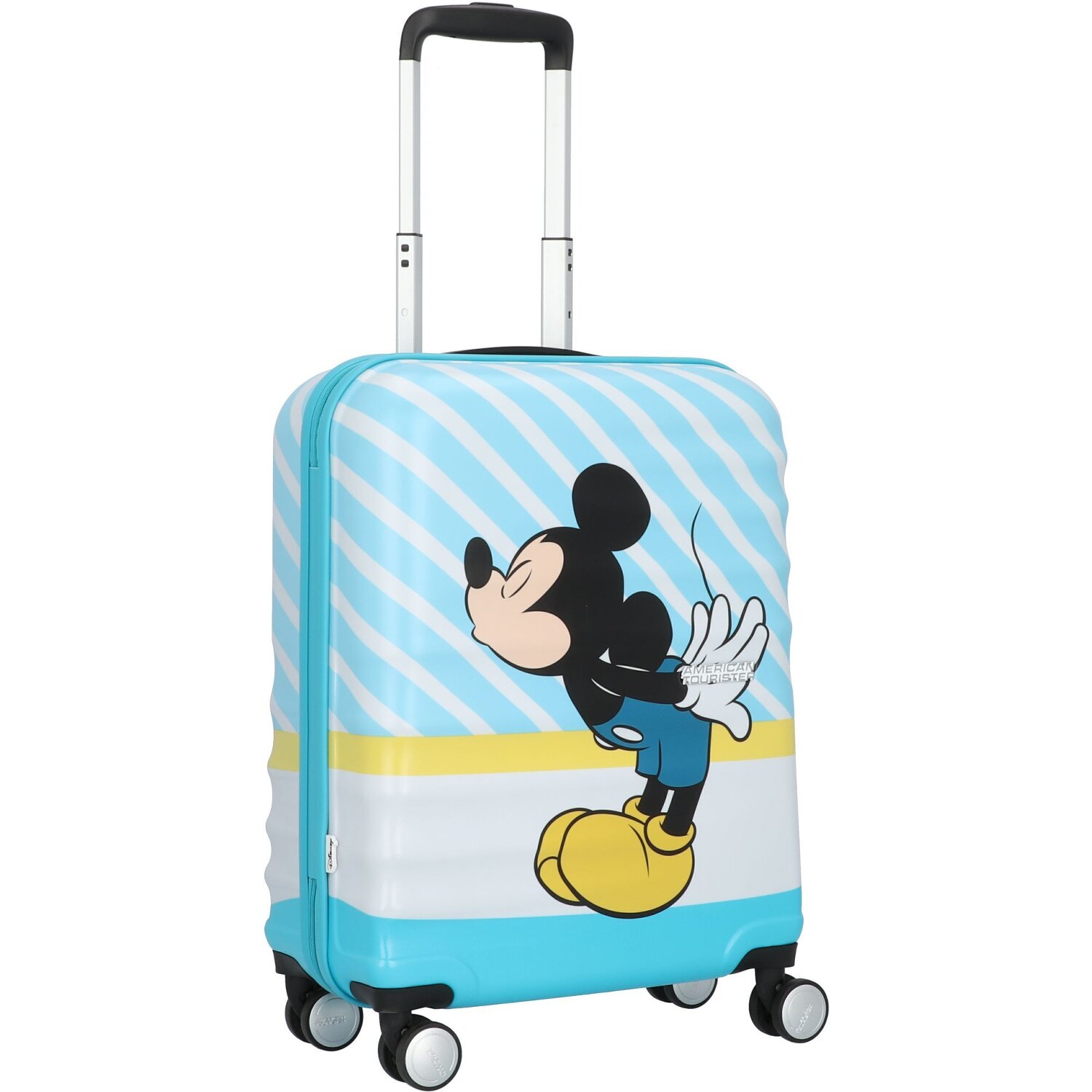 American Tourister Wavebreaker Disney 4 Rollen Cabin Trolley 55 cm mickey  blue kiss