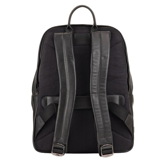 DuDu New York Dagrugzak Leer 41 cm Laptop compartiment