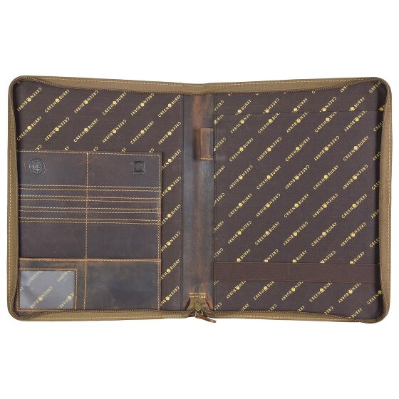 Greenburry Vintage Ringmap Leer 26 cm