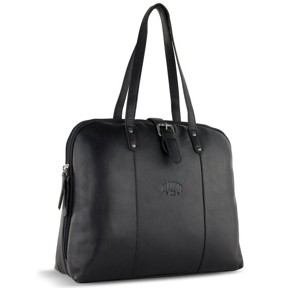 Klondike 1896 Gold Charles Koffer Leer 37 cm Laptop compartiment