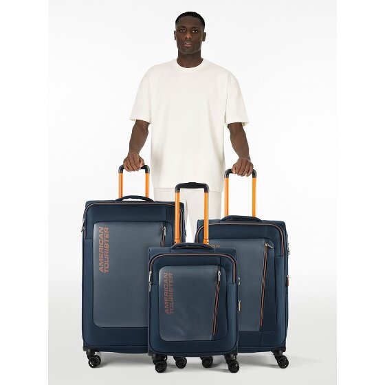 American Tourister Aktivus 4 wielen Kofferset 3-delig met uitbreidingsplooi