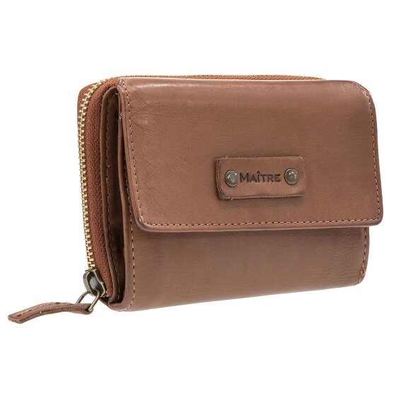 Maître Steinbach Dagrete Portemonnee RFID-bescherming Leer 13.5 cm